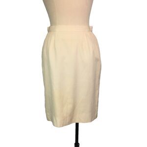 Anne Klein II Womens Ivory‎ Straight Business Skirt, 28 waist, 38 hips,